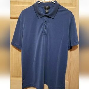 Calvin Klein CK Shirt Dark Blue Men's L Very Soft Polo